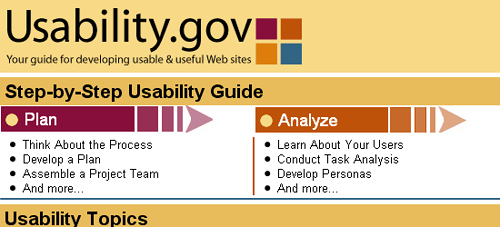 Usability.gov - screen shot.