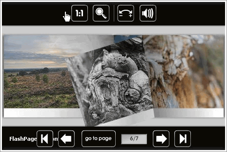 flash page flip photo gallery